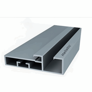 ALUMINUM PROFILE GLASS SHUTTER WITH HANDLE 68MM