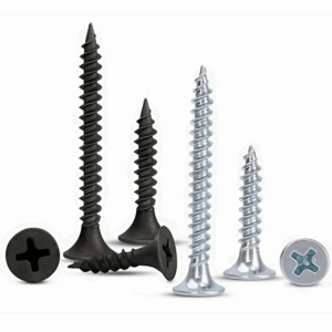 DRYWALL SCREW PHILIP HEAD - BLACK/NICKEL