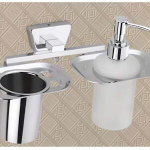 TUMBLER HOLDER & LIQ SOAP DISPENSER