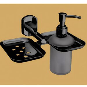 SOAP DISH & LIQ. SOAP DISPENSER