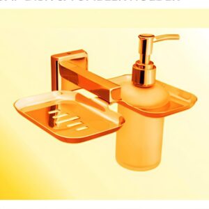 SOAP DISH & LIQ. SOAP DISPENSER