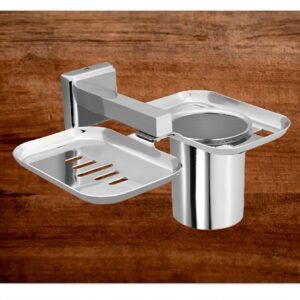SOAP DISH & TUMBLER HOLDER