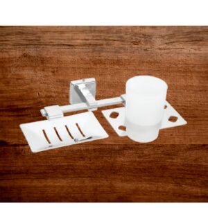 SOAP DISH & TUMBLER HOLDER