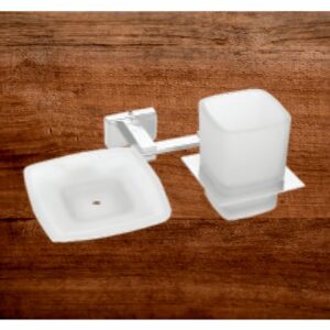 SOAP DISH & TUMBLER HOLDER