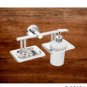 SOAP DISH & LIQ. SOAP DISPENSER